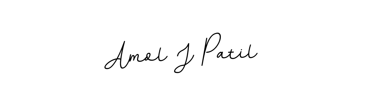 Design your own signature with our free online signature maker. With this signature software, you can create a handwritten (BallpointsItalic-DORy9) signature for name Amol J Patil. Amol J Patil signature style 11 images and pictures png