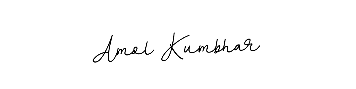 Make a beautiful signature design for name Amol Kumbhar. With this signature (BallpointsItalic-DORy9) style, you can create a handwritten signature for free. Amol Kumbhar signature style 11 images and pictures png