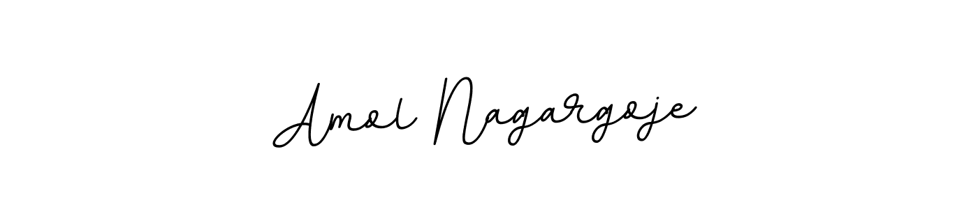 Design your own signature with our free online signature maker. With this signature software, you can create a handwritten (BallpointsItalic-DORy9) signature for name Amol Nagargoje. Amol Nagargoje signature style 11 images and pictures png