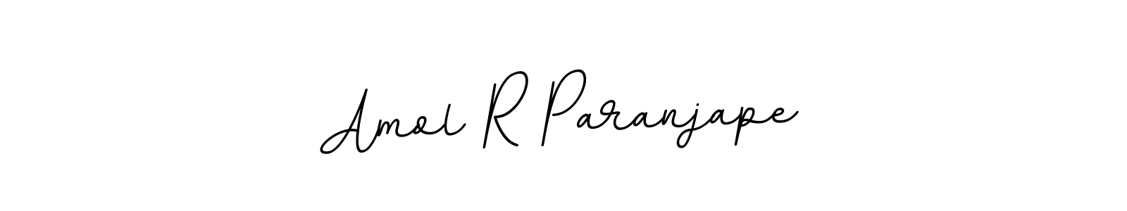 Design your own signature with our free online signature maker. With this signature software, you can create a handwritten (BallpointsItalic-DORy9) signature for name Amol R Paranjape. Amol R Paranjape signature style 11 images and pictures png