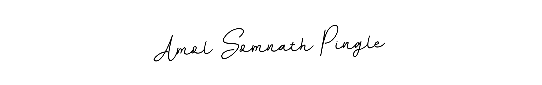 The best way (BallpointsItalic-DORy9) to make a short signature is to pick only two or three words in your name. The name Amol Somnath Pingle include a total of six letters. For converting this name. Amol Somnath Pingle signature style 11 images and pictures png