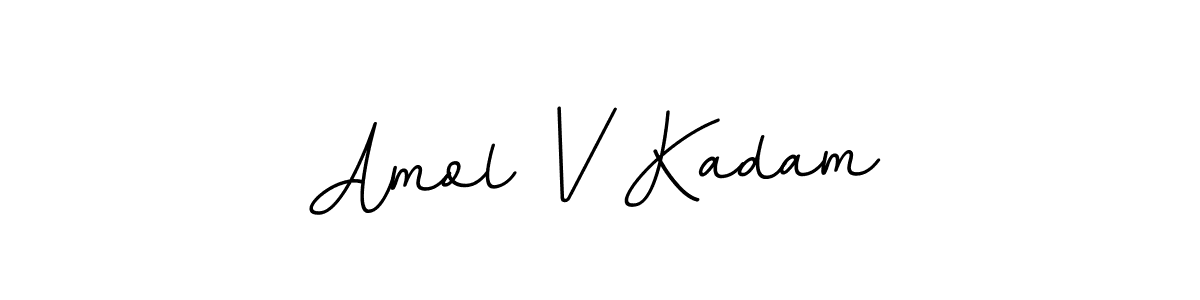 Make a beautiful signature design for name Amol V Kadam. Use this online signature maker to create a handwritten signature for free. Amol V Kadam signature style 11 images and pictures png