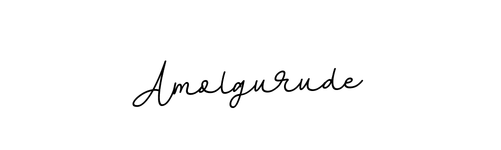 Use a signature maker to create a handwritten signature online. With this signature software, you can design (BallpointsItalic-DORy9) your own signature for name Amolgurude. Amolgurude signature style 11 images and pictures png