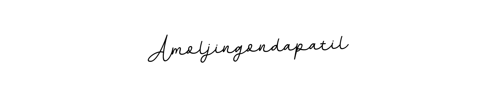 Make a beautiful signature design for name Amoljingondapatil. With this signature (BallpointsItalic-DORy9) style, you can create a handwritten signature for free. Amoljingondapatil signature style 11 images and pictures png