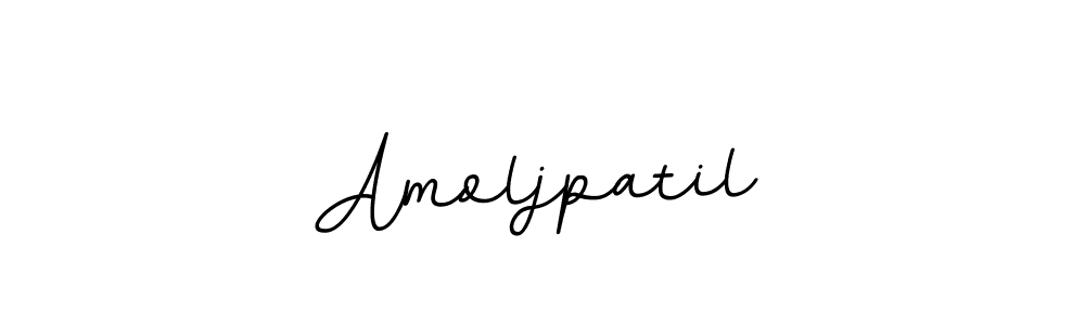 Use a signature maker to create a handwritten signature online. With this signature software, you can design (BallpointsItalic-DORy9) your own signature for name Amoljpatil. Amoljpatil signature style 11 images and pictures png