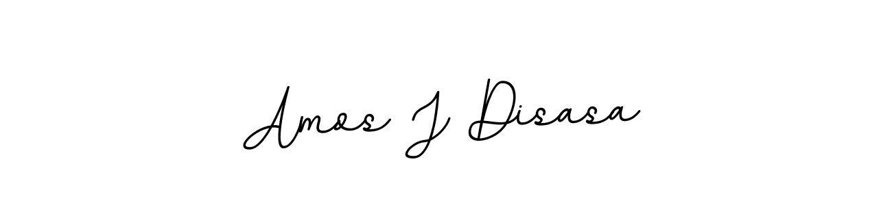 Design your own signature with our free online signature maker. With this signature software, you can create a handwritten (BallpointsItalic-DORy9) signature for name Amos J Disasa. Amos J Disasa signature style 11 images and pictures png