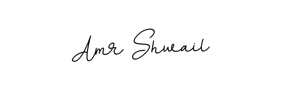 Also we have Amr Shwail name is the best signature style. Create professional handwritten signature collection using BallpointsItalic-DORy9 autograph style. Amr Shwail signature style 11 images and pictures png