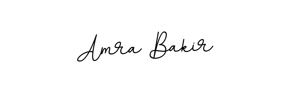 Make a beautiful signature design for name Amra Bakir. With this signature (BallpointsItalic-DORy9) style, you can create a handwritten signature for free. Amra Bakir signature style 11 images and pictures png