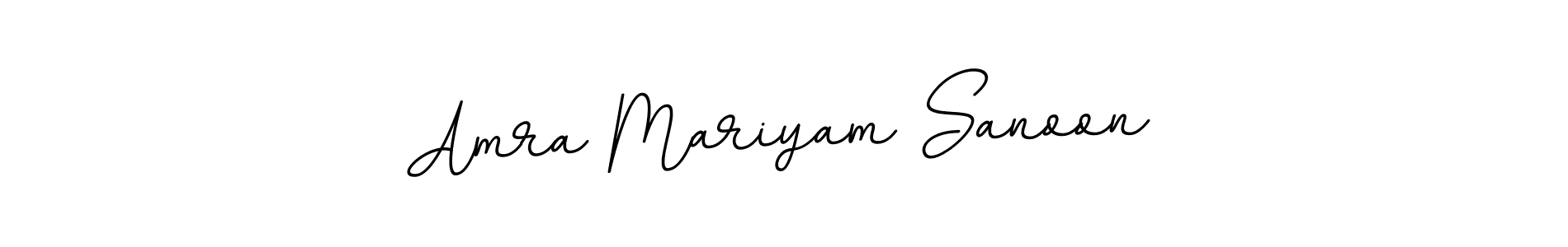 Create a beautiful signature design for name Amra Mariyam Sanoon. With this signature (BallpointsItalic-DORy9) fonts, you can make a handwritten signature for free. Amra Mariyam Sanoon signature style 11 images and pictures png