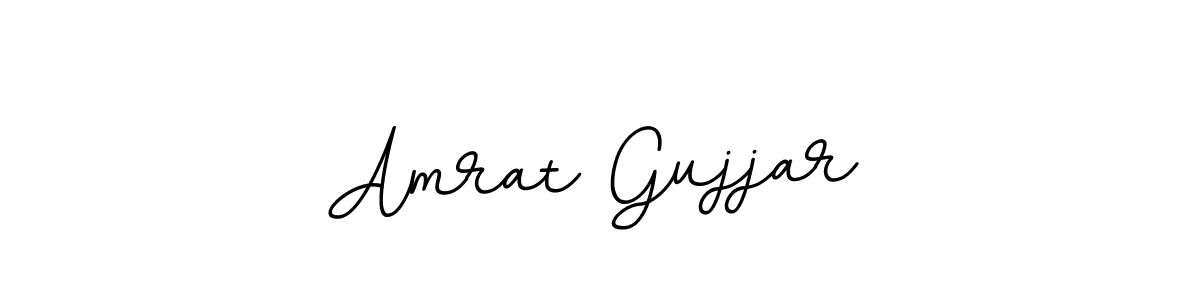 How to make Amrat Gujjar name signature. Use BallpointsItalic-DORy9 style for creating short signs online. This is the latest handwritten sign. Amrat Gujjar signature style 11 images and pictures png