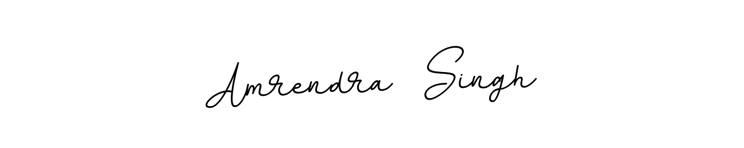 Design your own signature with our free online signature maker. With this signature software, you can create a handwritten (BallpointsItalic-DORy9) signature for name Amrendra  Singh. Amrendra  Singh signature style 11 images and pictures png