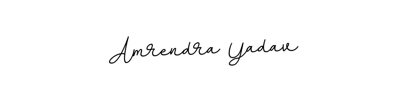 Design your own signature with our free online signature maker. With this signature software, you can create a handwritten (BallpointsItalic-DORy9) signature for name Amrendra Yadav. Amrendra Yadav signature style 11 images and pictures png