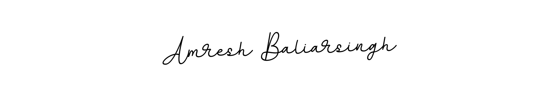 Make a beautiful signature design for name Amresh Baliarsingh. With this signature (BallpointsItalic-DORy9) style, you can create a handwritten signature for free. Amresh Baliarsingh signature style 11 images and pictures png