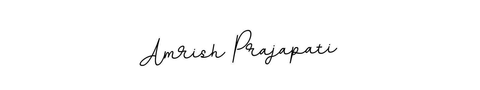How to make Amrish Prajapati name signature. Use BallpointsItalic-DORy9 style for creating short signs online. This is the latest handwritten sign. Amrish Prajapati signature style 11 images and pictures png