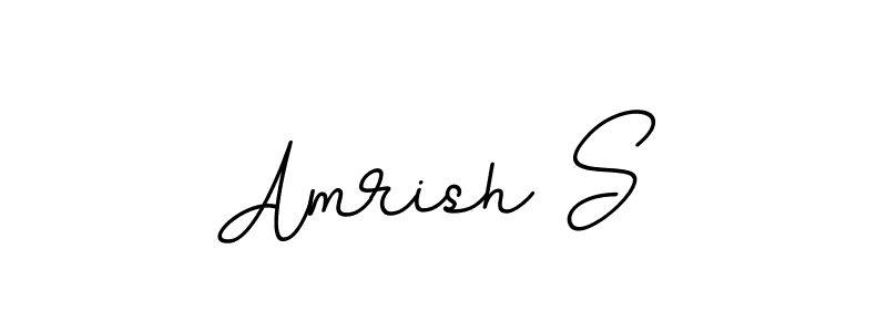 This is the best signature style for the Amrish S name. Also you like these signature font (BallpointsItalic-DORy9). Mix name signature. Amrish S signature style 11 images and pictures png