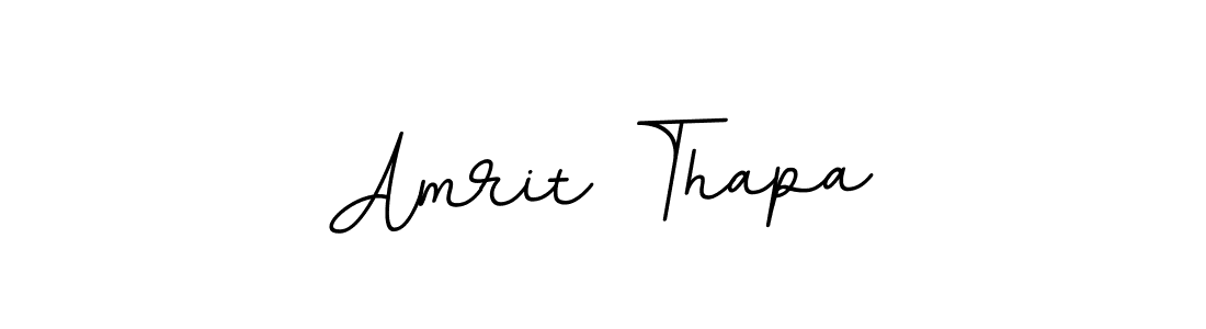 Create a beautiful signature design for name Amrit Thapa. With this signature (BallpointsItalic-DORy9) fonts, you can make a handwritten signature for free. Amrit Thapa signature style 11 images and pictures png