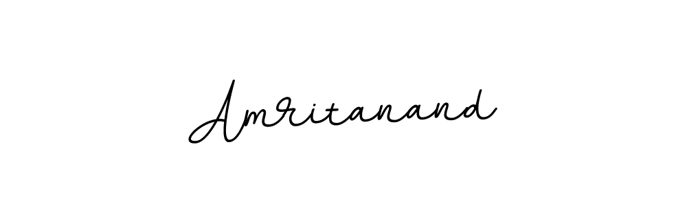 How to make Amritanand name signature. Use BallpointsItalic-DORy9 style for creating short signs online. This is the latest handwritten sign. Amritanand signature style 11 images and pictures png
