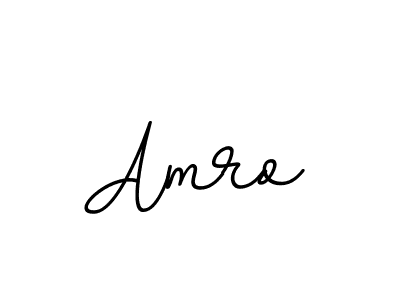 Design your own signature with our free online signature maker. With this signature software, you can create a handwritten (BallpointsItalic-DORy9) signature for name Amro. Amro signature style 11 images and pictures png