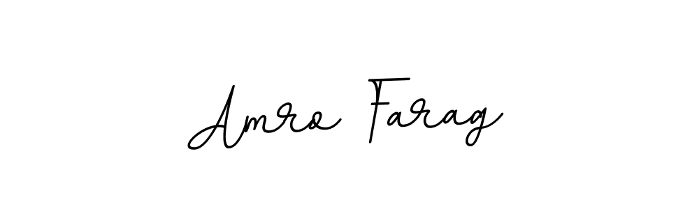You should practise on your own different ways (BallpointsItalic-DORy9) to write your name (Amro Farag) in signature. don't let someone else do it for you. Amro Farag signature style 11 images and pictures png