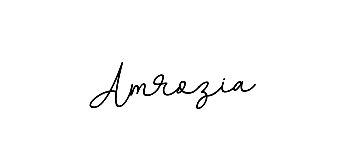 Design your own signature with our free online signature maker. With this signature software, you can create a handwritten (BallpointsItalic-DORy9) signature for name Amrozia. Amrozia signature style 11 images and pictures png