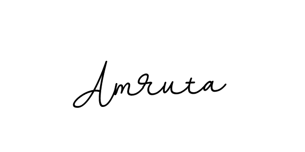 Create a beautiful signature design for name Amruta. With this signature (BallpointsItalic-DORy9) fonts, you can make a handwritten signature for free. Amruta signature style 11 images and pictures png