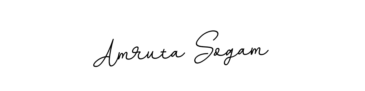 if you are searching for the best signature style for your name Amruta Sogam. so please give up your signature search. here we have designed multiple signature styles  using BallpointsItalic-DORy9. Amruta Sogam signature style 11 images and pictures png