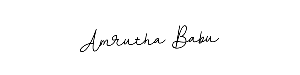 The best way (BallpointsItalic-DORy9) to make a short signature is to pick only two or three words in your name. The name Amrutha Babu include a total of six letters. For converting this name. Amrutha Babu signature style 11 images and pictures png