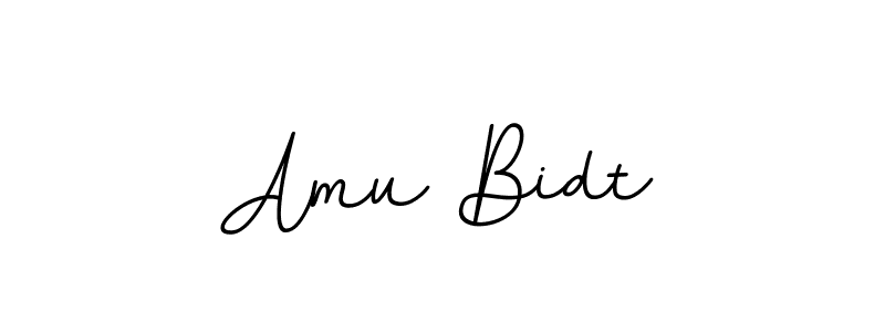 Design your own signature with our free online signature maker. With this signature software, you can create a handwritten (BallpointsItalic-DORy9) signature for name Amu Bidt. Amu Bidt signature style 11 images and pictures png