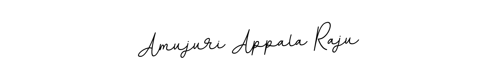 Use a signature maker to create a handwritten signature online. With this signature software, you can design (BallpointsItalic-DORy9) your own signature for name Amujuri Appala Raju. Amujuri Appala Raju signature style 11 images and pictures png