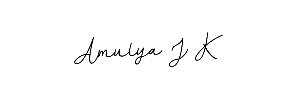 Make a beautiful signature design for name Amulya J K. Use this online signature maker to create a handwritten signature for free. Amulya J K signature style 11 images and pictures png