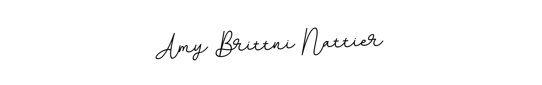 Make a beautiful signature design for name Amy Brittni Nattier. With this signature (BallpointsItalic-DORy9) style, you can create a handwritten signature for free. Amy Brittni Nattier signature style 11 images and pictures png