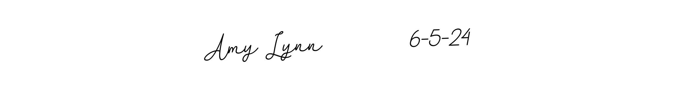 Design your own signature with our free online signature maker. With this signature software, you can create a handwritten (BallpointsItalic-DORy9) signature for name Amy Lynn         6-5-24. Amy Lynn         6-5-24 signature style 11 images and pictures png