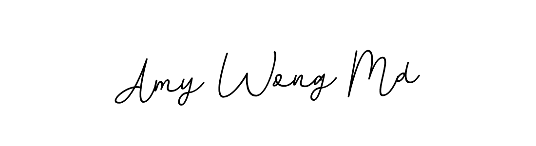 Design your own signature with our free online signature maker. With this signature software, you can create a handwritten (BallpointsItalic-DORy9) signature for name Amy Wong Md. Amy Wong Md signature style 11 images and pictures png