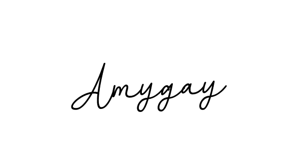 Design your own signature with our free online signature maker. With this signature software, you can create a handwritten (BallpointsItalic-DORy9) signature for name Amygay. Amygay signature style 11 images and pictures png