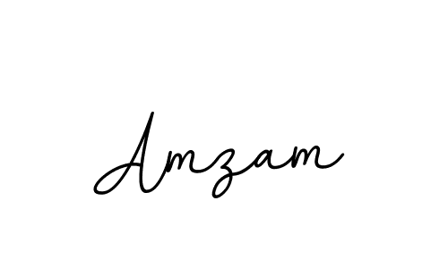 Create a beautiful signature design for name Amzam. With this signature (BallpointsItalic-DORy9) fonts, you can make a handwritten signature for free. Amzam signature style 11 images and pictures png