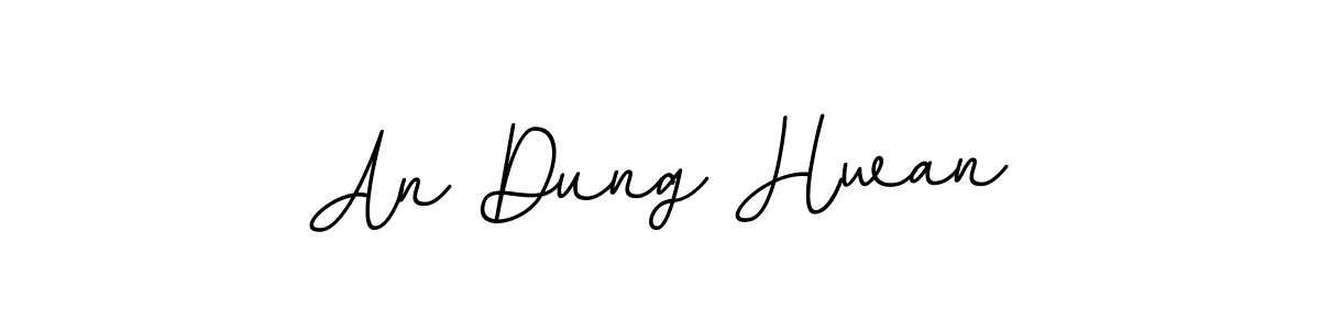 Use a signature maker to create a handwritten signature online. With this signature software, you can design (BallpointsItalic-DORy9) your own signature for name An Dung Hwan. An Dung Hwan signature style 11 images and pictures png
