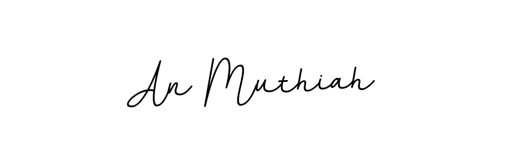 Design your own signature with our free online signature maker. With this signature software, you can create a handwritten (BallpointsItalic-DORy9) signature for name An Muthiah. An Muthiah signature style 11 images and pictures png