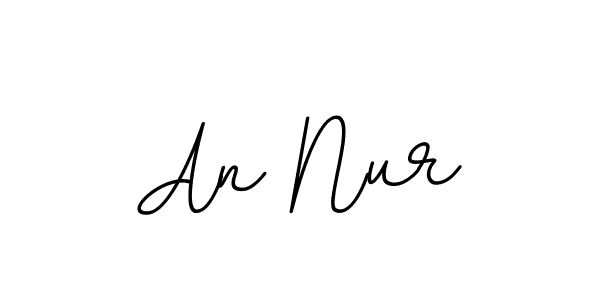 Use a signature maker to create a handwritten signature online. With this signature software, you can design (BallpointsItalic-DORy9) your own signature for name An Nur. An Nur signature style 11 images and pictures png