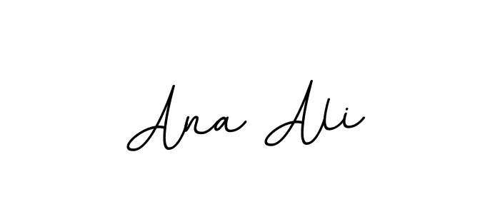 Use a signature maker to create a handwritten signature online. With this signature software, you can design (BallpointsItalic-DORy9) your own signature for name Ana Ali. Ana Ali signature style 11 images and pictures png