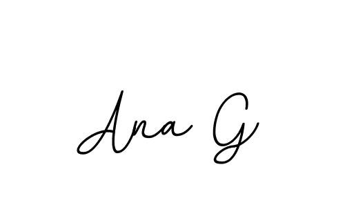 if you are searching for the best signature style for your name Ana G. so please give up your signature search. here we have designed multiple signature styles  using BallpointsItalic-DORy9. Ana G signature style 11 images and pictures png