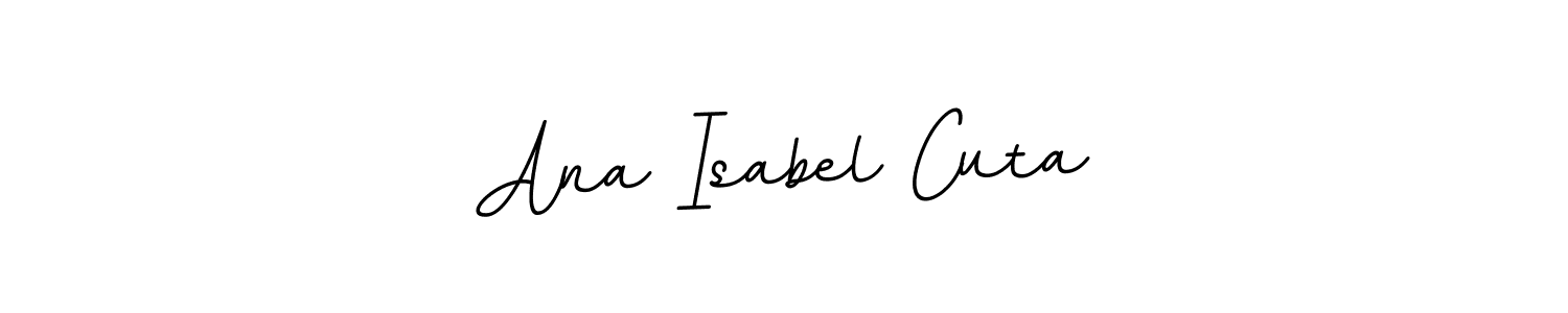 How to make Ana Isabel Cuta name signature. Use BallpointsItalic-DORy9 style for creating short signs online. This is the latest handwritten sign. Ana Isabel Cuta signature style 11 images and pictures png