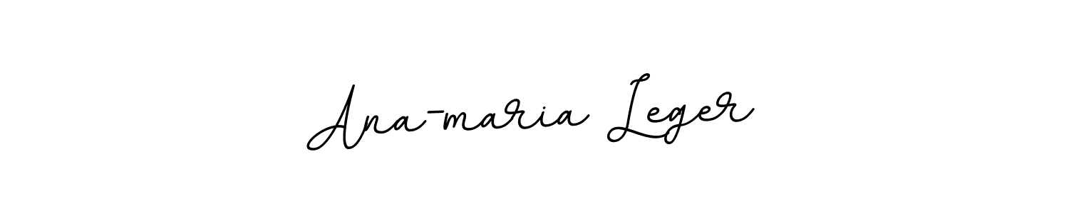 The best way (BallpointsItalic-DORy9) to make a short signature is to pick only two or three words in your name. The name Ana-maria Leger include a total of six letters. For converting this name. Ana-maria Leger signature style 11 images and pictures png