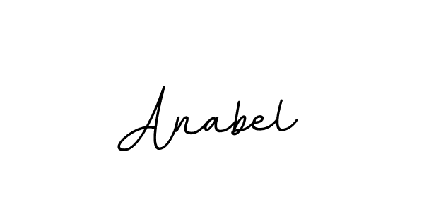 How to make Anabel name signature. Use BallpointsItalic-DORy9 style for creating short signs online. This is the latest handwritten sign. Anabel signature style 11 images and pictures png