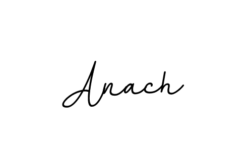 Make a beautiful signature design for name Anach. With this signature (BallpointsItalic-DORy9) style, you can create a handwritten signature for free. Anach signature style 11 images and pictures png