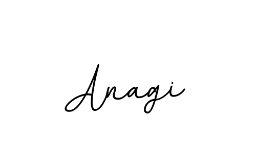 How to make Anagi name signature. Use BallpointsItalic-DORy9 style for creating short signs online. This is the latest handwritten sign. Anagi signature style 11 images and pictures png