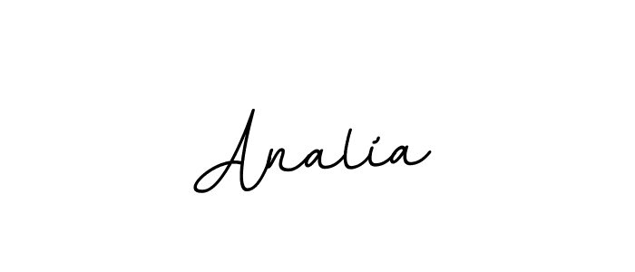 You should practise on your own different ways (BallpointsItalic-DORy9) to write your name (Analía) in signature. don't let someone else do it for you. Analía signature style 11 images and pictures png