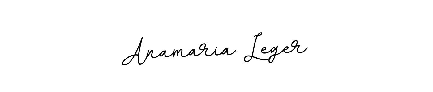 This is the best signature style for the Anamaria Leger name. Also you like these signature font (BallpointsItalic-DORy9). Mix name signature. Anamaria Leger signature style 11 images and pictures png