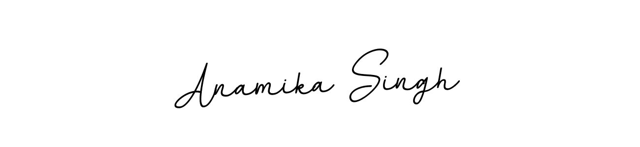 You should practise on your own different ways (BallpointsItalic-DORy9) to write your name (Anamika Singh) in signature. don't let someone else do it for you. Anamika Singh signature style 11 images and pictures png