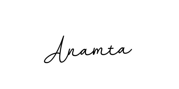 Anamta stylish signature style. Best Handwritten Sign (BallpointsItalic-DORy9) for my name. Handwritten Signature Collection Ideas for my name Anamta. Anamta signature style 11 images and pictures png