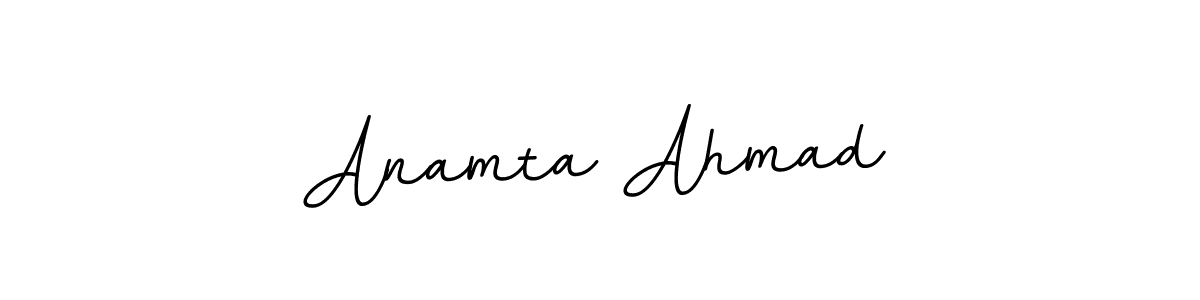 BallpointsItalic-DORy9 is a professional signature style that is perfect for those who want to add a touch of class to their signature. It is also a great choice for those who want to make their signature more unique. Get Anamta Ahmad name to fancy signature for free. Anamta Ahmad signature style 11 images and pictures png